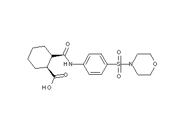 2-({[4-(4-morpholinylsulfonyl)phenyl]amino}carbonyl)cyclohexanecarboxylic acid - Click Image to Close