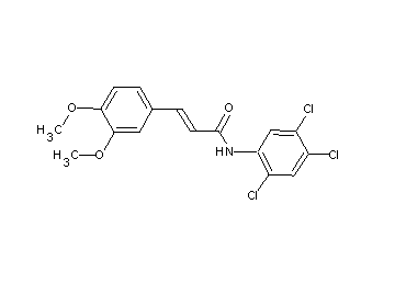 3-(3,4-dimethoxyphenyl)-N-(2,4,5-trichlorophenyl)acrylamide