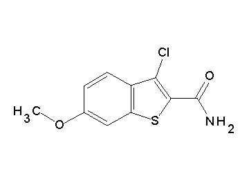 3-chloro-6-methoxy-1-benzothiophene-2-carboxamide