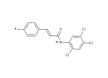3-(4-fluorophenyl)-N-(2,4,5-trichlorophenyl)acrylamide
