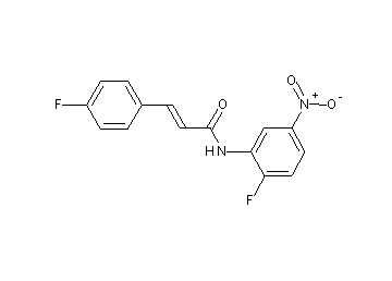 N-(2-fluoro-5-nitrophenyl)-3-(4-fluorophenyl)acrylamide