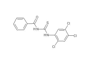 N-{[(2,4,5-trichlorophenyl)amino]carbonothioyl}benzamide