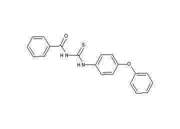 N-{[(4-phenoxyphenyl)amino]carbonothioyl}benzamide