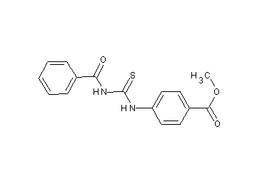 methyl 4-{[(benzoylamino)carbonothioyl]amino}benzoate