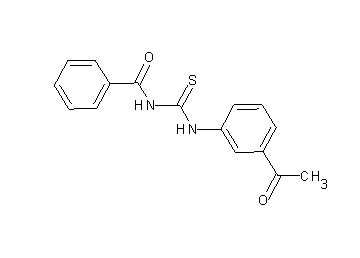 N-{[(3-acetylphenyl)amino]carbonothioyl}benzamide