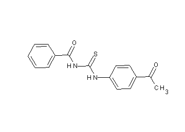 N-{[(4-acetylphenyl)amino]carbonothioyl}benzamide