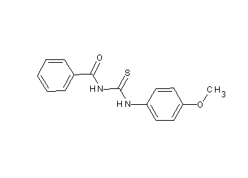 N-{[(4-methoxyphenyl)amino]carbonothioyl}benzamide