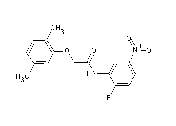 2-(2,5-dimethylphenoxy)-N-(2-fluoro-5-nitrophenyl)acetamide - Click Image to Close