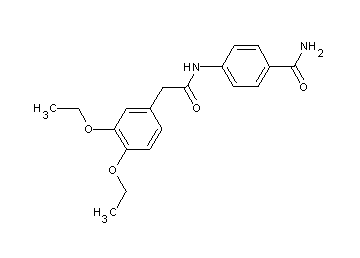 4-{[(3,4-diethoxyphenyl)acetyl]amino}benzamide