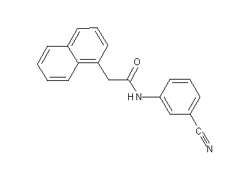 N-(3-cyanophenyl)-2-(1-naphthyl)acetamide