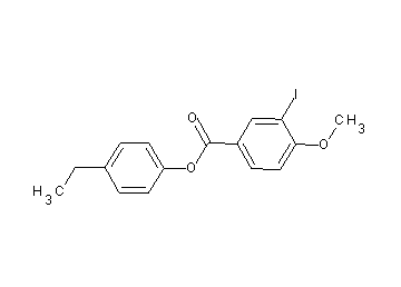 4-ethylphenyl 3-iodo-4-methoxybenzoate - Click Image to Close