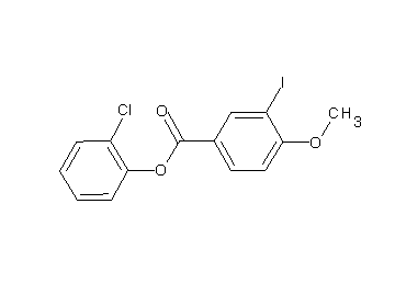 2-chlorophenyl 3-iodo-4-methoxybenzoate