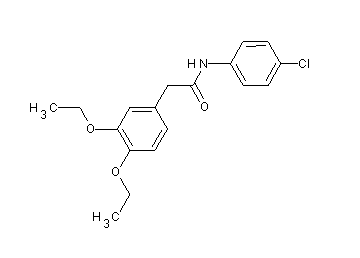 N-(4-chlorophenyl)-2-(3,4-diethoxyphenyl)acetamide - Click Image to Close