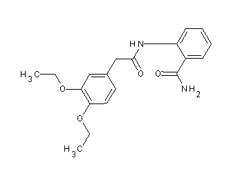 2-{[(3,4-diethoxyphenyl)acetyl]amino}benzamide