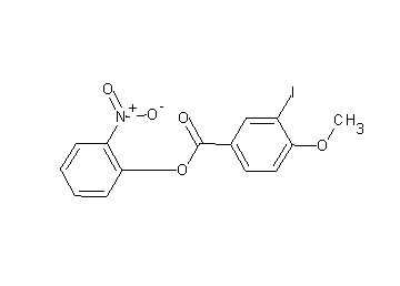 2-nitrophenyl 3-iodo-4-methoxybenzoate