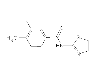 3-iodo-4-methyl-N-1,3-thiazol-2-ylbenzamide