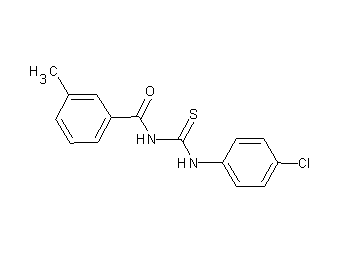 N-{[(4-chlorophenyl)amino]carbonothioyl}-3-methylbenzamide - Click Image to Close