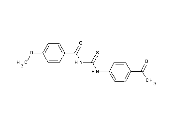 N-{[(4-acetylphenyl)amino]carbonothioyl}-4-methoxybenzamide