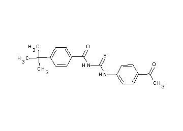 N-{[(4-acetylphenyl)amino]carbonothioyl}-4-tert-butylbenzamide