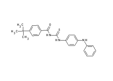 N-{[(4-anilinophenyl)amino]carbonothioyl}-4-tert-butylbenzamide