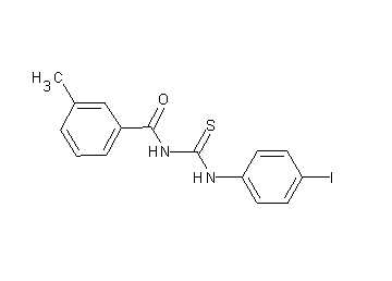 N-{[(4-iodophenyl)amino]carbonothioyl}-3-methylbenzamide