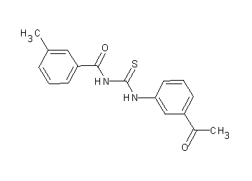 N-{[(3-acetylphenyl)amino]carbonothioyl}-3-methylbenzamide