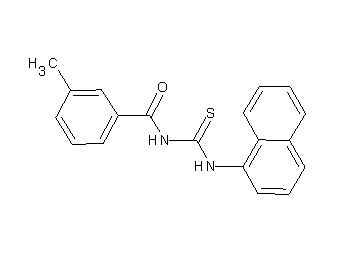 3-methyl-N-[(1-naphthylamino)carbonothioyl]benzamide