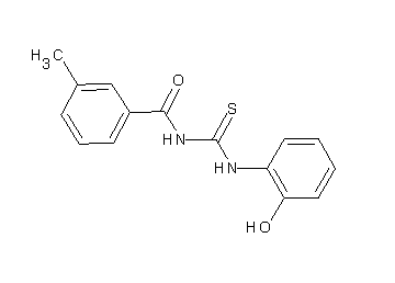 N-{[(2-hydroxyphenyl)amino]carbonothioyl}-3-methylbenzamide