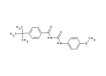 4-tert-butyl-N-{[(4-methoxyphenyl)amino]carbonothioyl}benzamide