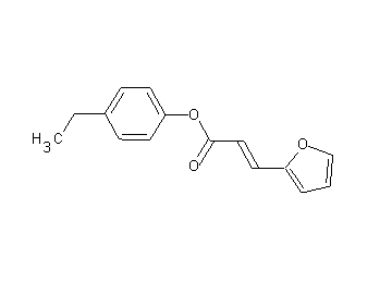 4-ethylphenyl 3-(2-furyl)acrylate