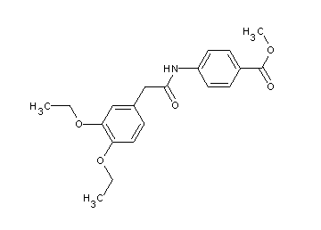 methyl 4-{[(3,4-diethoxyphenyl)acetyl]amino}benzoate