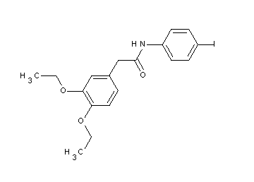 2-(3,4-diethoxyphenyl)-N-(4-iodophenyl)acetamide
