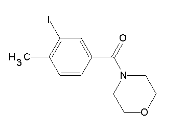 4-(3-iodo-4-methylbenzoyl)morpholine