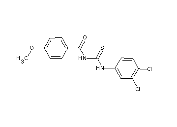 N-{[(3,4-dichlorophenyl)amino]carbonothioyl}-4-methoxybenzamide - Click Image to Close