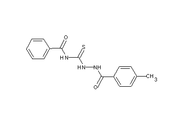 N-{[2-(4-methylbenzoyl)hydrazino]carbonothioyl}benzamide