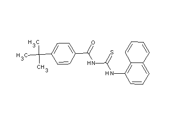 4-tert-butyl-N-[(1-naphthylamino)carbonothioyl]benzamide