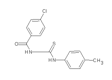 4-chloro-N-{[(4-methylphenyl)amino]carbonothioyl}benzamide