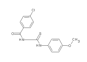 4-chloro-N-{[(4-methoxyphenyl)amino]carbonothioyl}benzamide
