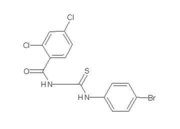 N-{[(4-bromophenyl)amino]carbonothioyl}-2,4-dichlorobenzamide