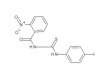 N-{[(4-iodophenyl)amino]carbonothioyl}-2-nitrobenzamide