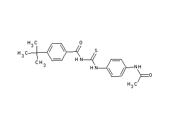 N-({[4-(acetylamino)phenyl]amino}carbonothioyl)-4-tert-butylbenzamide