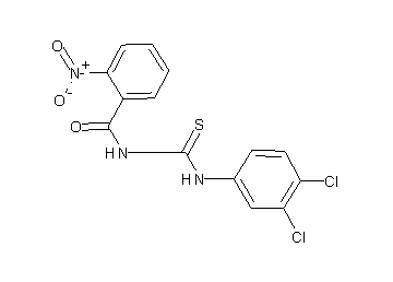 N-{[(3,4-dichlorophenyl)amino]carbonothioyl}-2-nitrobenzamide
