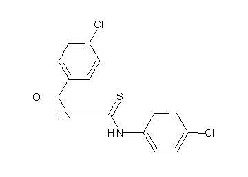 4-chloro-N-{[(4-chlorophenyl)amino]carbonothioyl}benzamide