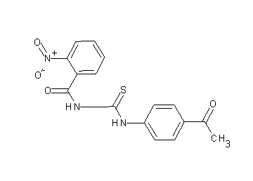 N-{[(4-acetylphenyl)amino]carbonothioyl}-2-nitrobenzamide
