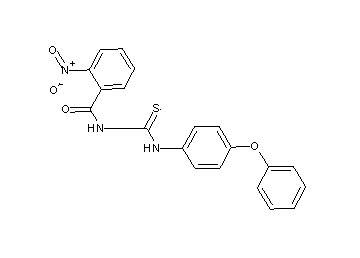 2-nitro-N-{[(4-phenoxyphenyl)amino]carbonothioyl}benzamide