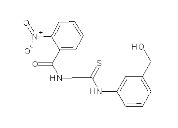 N-({[3-(hydroxymethyl)phenyl]amino}carbonothioyl)-2-nitrobenzamide - Click Image to Close
