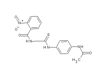 N-({[4-(acetylamino)phenyl]amino}carbonothioyl)-2-nitrobenzamide