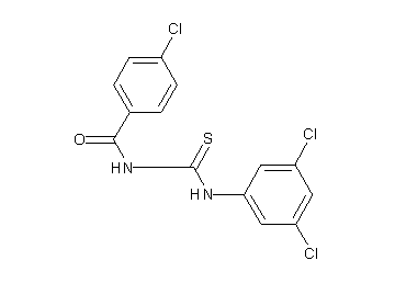 4-chloro-N-{[(3,5-dichlorophenyl)amino]carbonothioyl}benzamide