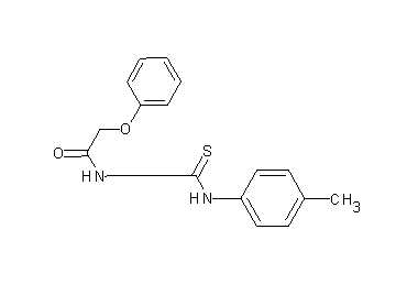 N-{[(4-methylphenyl)amino]carbonothioyl}-2-phenoxyacetamide