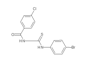 N-{[(4-bromophenyl)amino]carbonothioyl}-4-chlorobenzamide